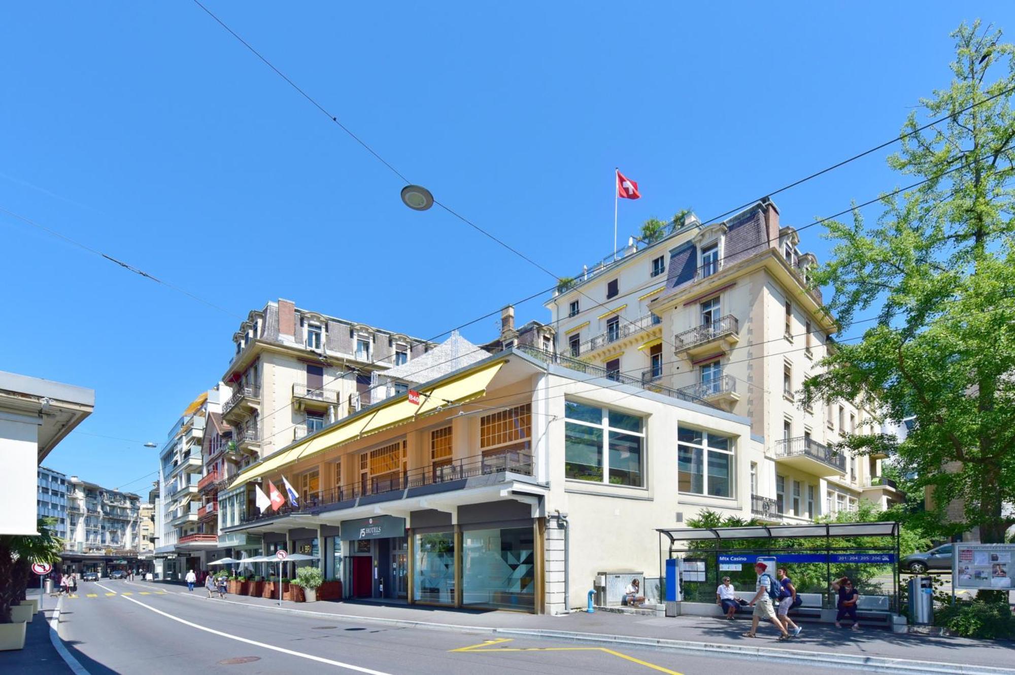 J5 Hotels Helvetie & La Brasserie Montreux Eksteriør billede