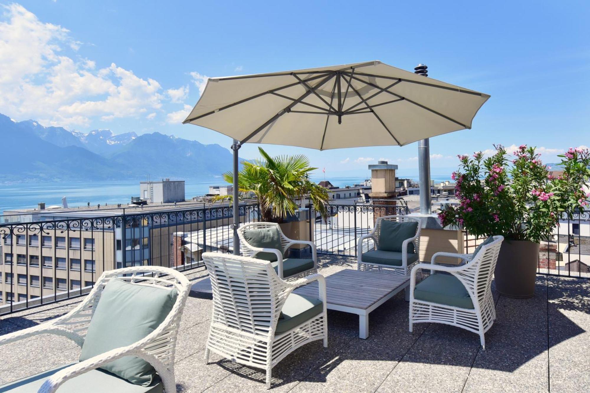 J5 Hotels Helvetie & La Brasserie Montreux Eksteriør billede